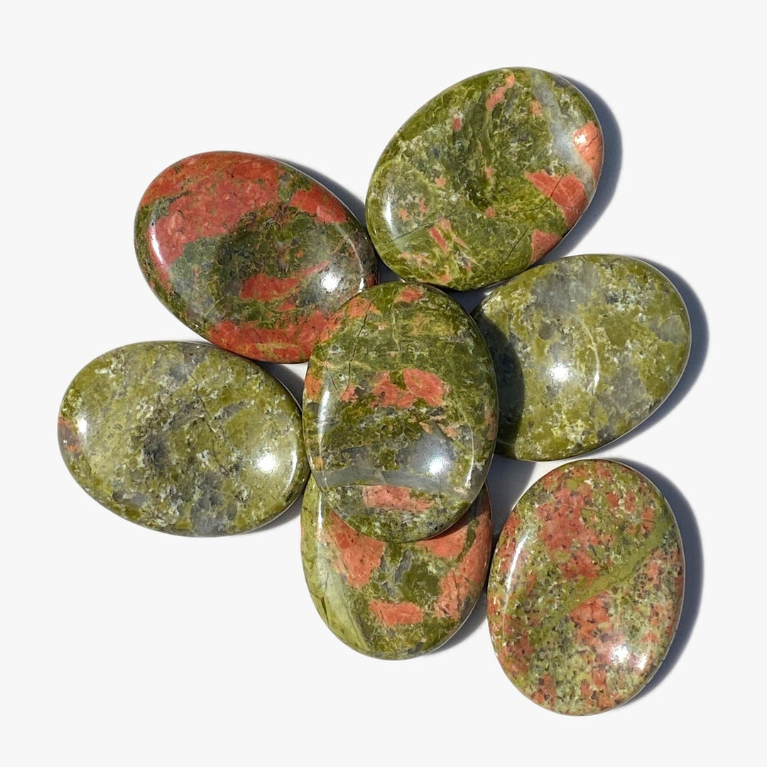 Spirit Jewel Worry Stone Unakite Worry Stone for Pregnancy